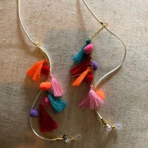 New Eyeglass Pom and tassel chain